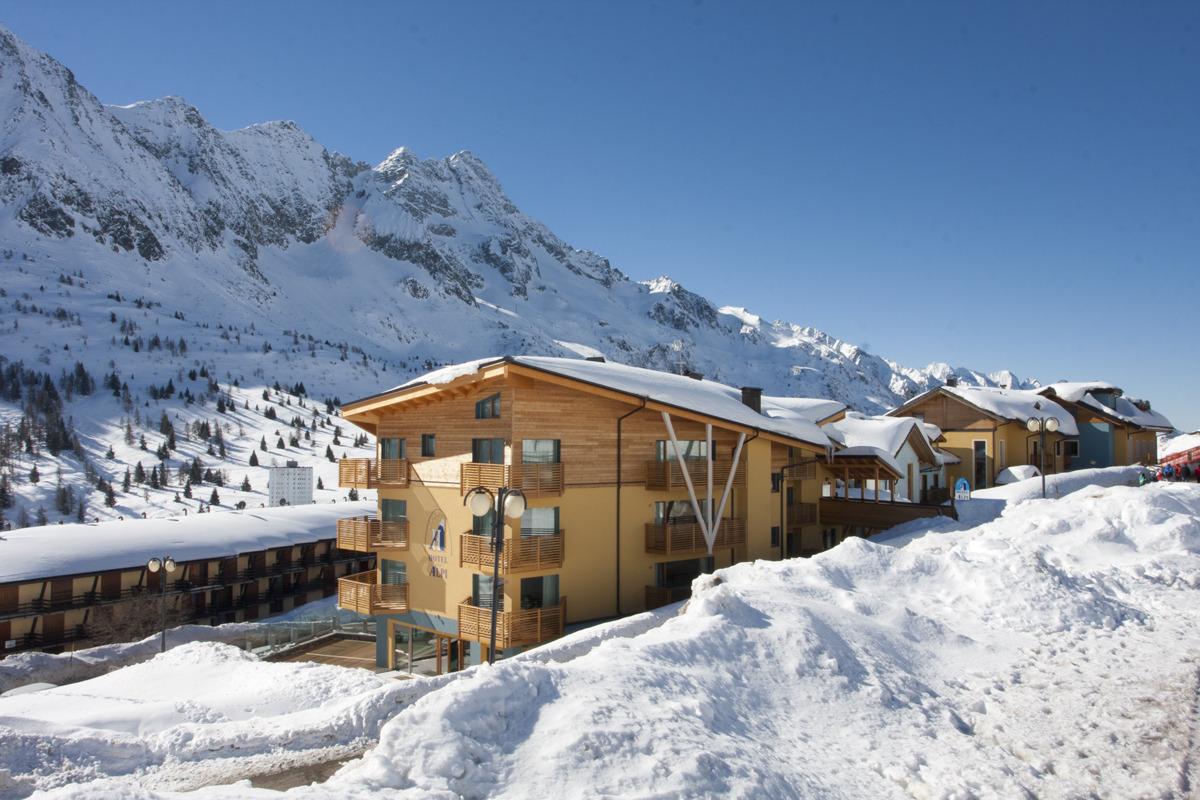 Hotel Delle Alpi Passo del Tonale Esterno foto